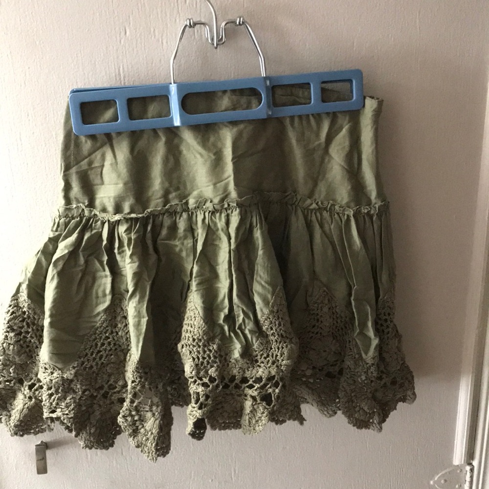 Lace bottom skirt